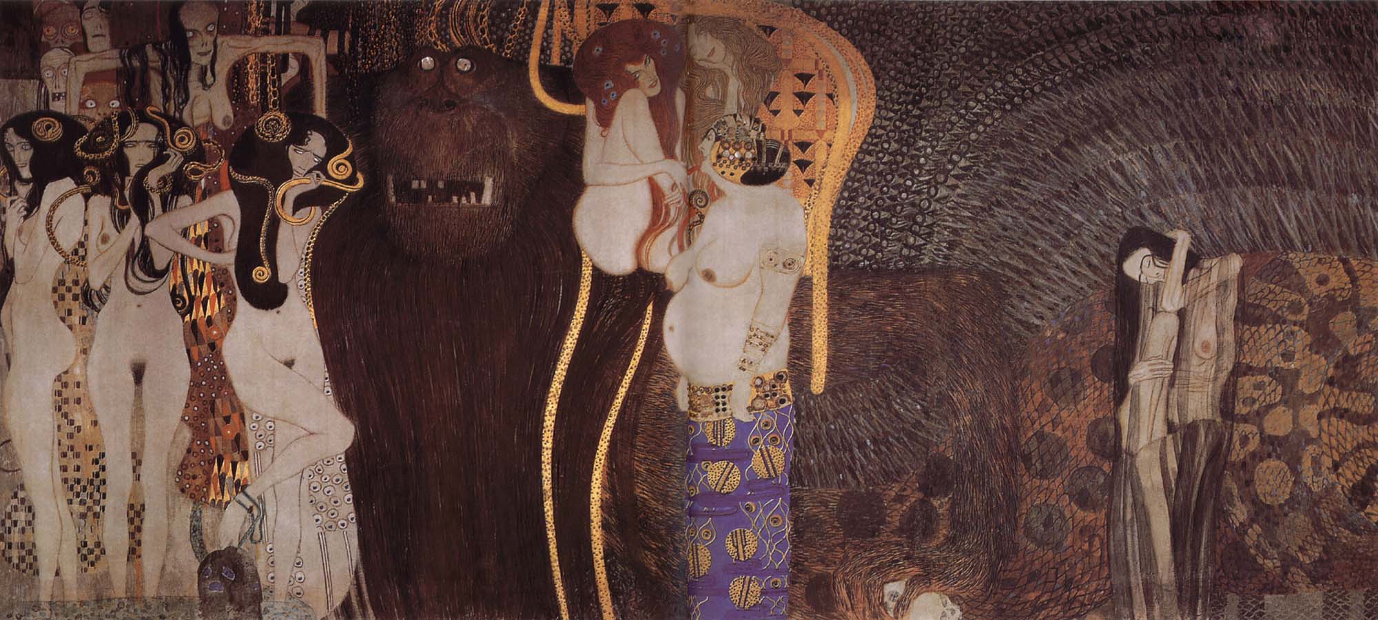 Gustav Klimt The Beethoven